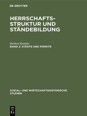 cover image of Städte und Märkte